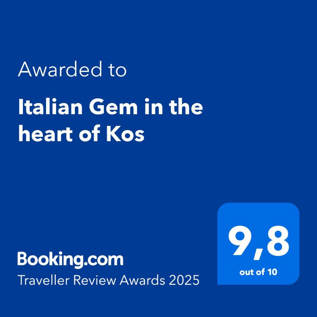 Italian Gem In The Heart Of Kos Lägenhet Exteriör bild
